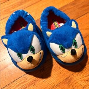 Sonic the Hedgehog Kids Blue Slipper Set